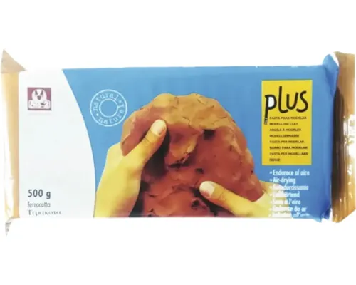 Pastă modelaj naturală Plus Sio-2 teracotă 1 kg buc