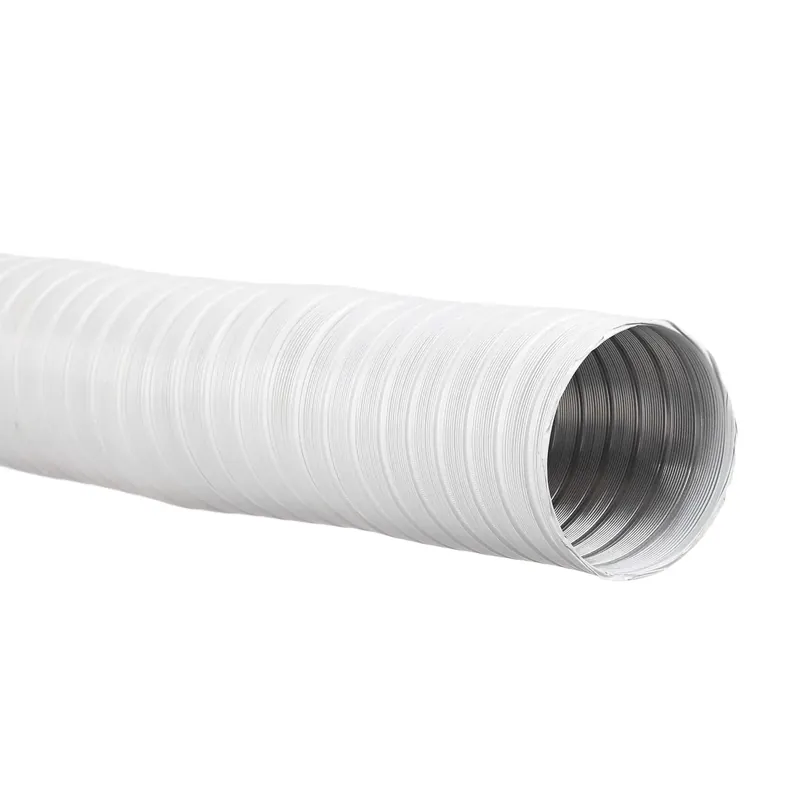 Tub flexibil pentru sisteme de incalzire si ventilare, aluminiu, alb 9010, D 110 mm buc