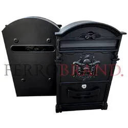 Cutie postala 03 decupaj spate negru Ferrobrand