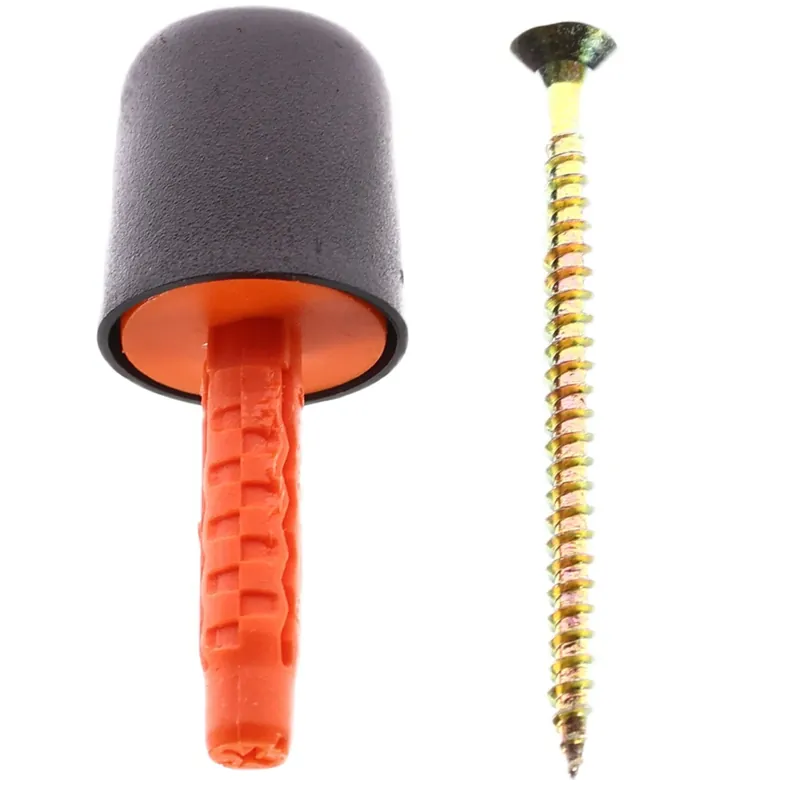 Opritor usa pentru pardoseala, Easy-Fix, cauciuc, negru, 25 mm punga