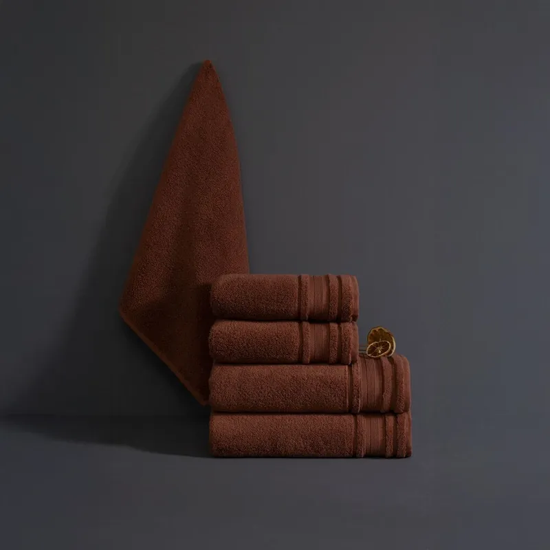 Set 3 prosoape bumbac, 500 g, 50x90/70x130/100x150 cm, bordo