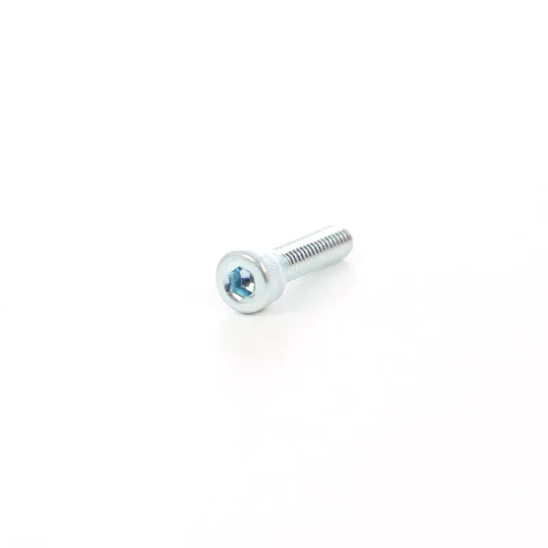 Surub cu cap cilindric, cu locas hexagonal, otel, zincat alb, DIN 912-8.8, SW 3, M4 x 12 mm buc
