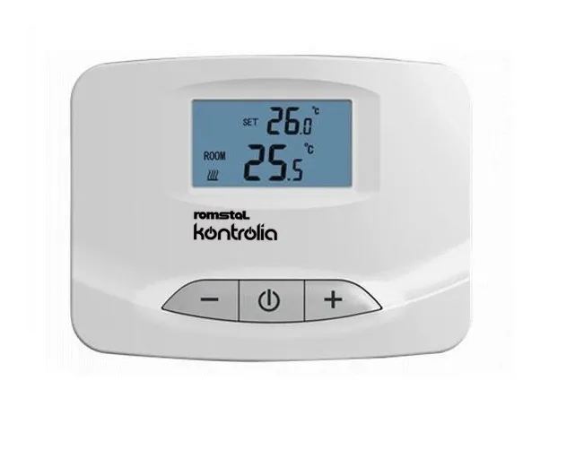 Termostat digital, Kontrolia, HT15, cu fir, LCD iluminat