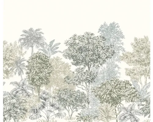 Fototapet vlies Komar IF3-041 Painted Palms 300x250 cm buc
