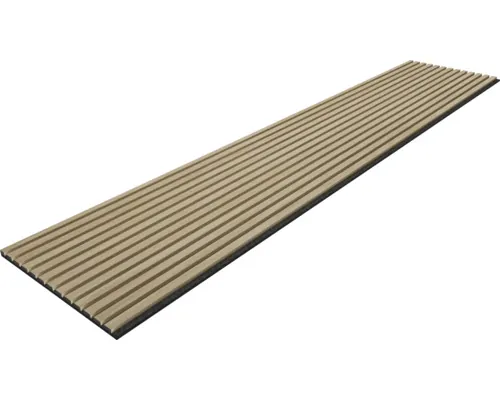 Panou riflaj acustic stejar 3 laturi furniruite 21x520x2600 mm buc