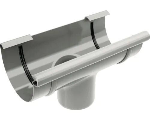 Racord jgheab burlan PRECIT PVC Ø 63/75 mm gri buc