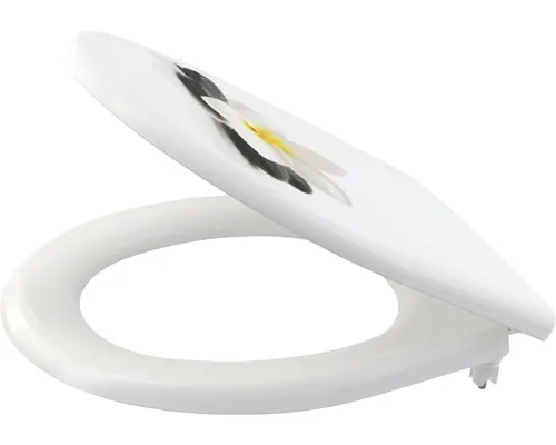 Capac WC cu model Alca FLOWER duroplast închidere lentă 37x44,5 cm buc