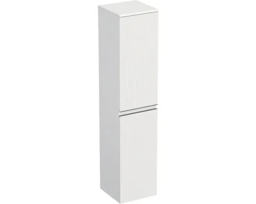 Dulap baie înalt suspendat 35x161,8 cm PAL alb Jungborn TRENTA st. riflaj buc