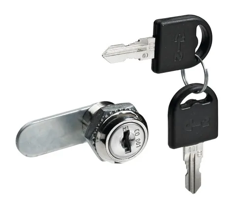 Încuietoare aplicată mobilier Hettich Ø19 mm, cilindru cu 2 chei, nichelată buc
