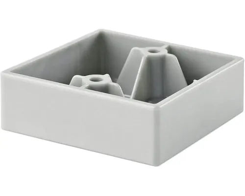 Picior mobilă pătrat Tarrox 53x53x18 mm, gri buc