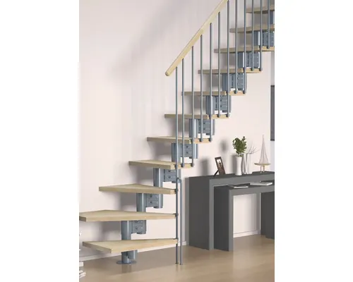 Scară Eureka de interior răsucită la 1/4 dreapta buc