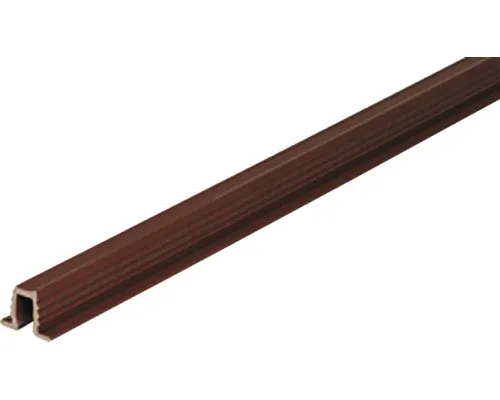 Șină pentru uși glisante Häfele Slido ÄDOOR EASY F-LI12, grosime ușă 18mm, 13,5x3000x10mm (lXLxH), plastic maro buc