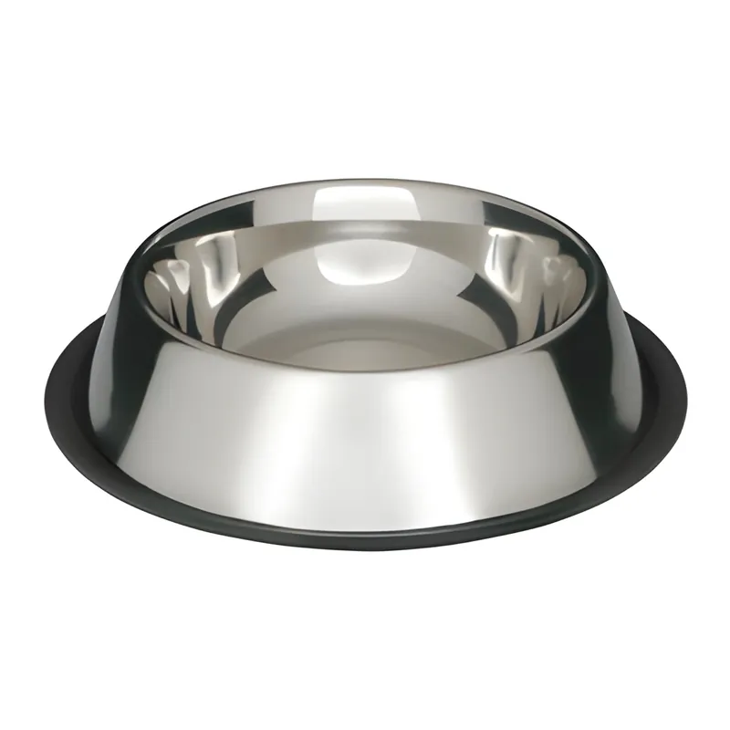 Castron pisici, Lolo Pets, inox, antiderapant, argintiu, 250 ml