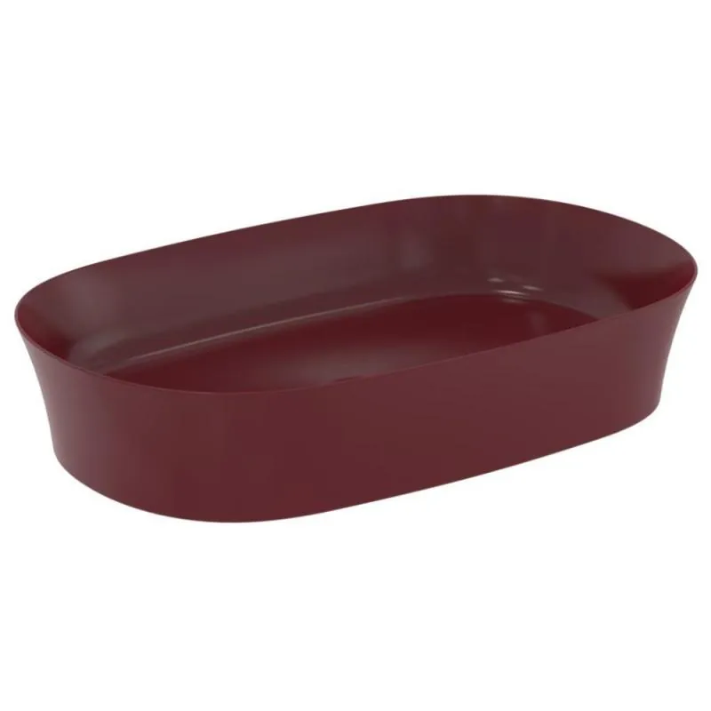 Lavoar pe blat, Ideal Standard, Ipalyss, Oval, rodie, 60x38x12cm