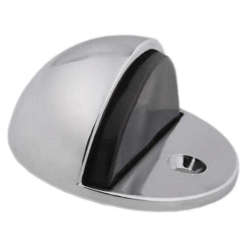 Opritor usa pentru pardoseala, Stop01, zamac, crom polisat, 45 mm buc