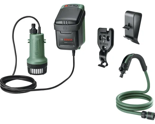 Pompă pe bază de acumulator pentru apă de ploaie Bosch GardenPump 18 Basic, pe bază de acumulator buc