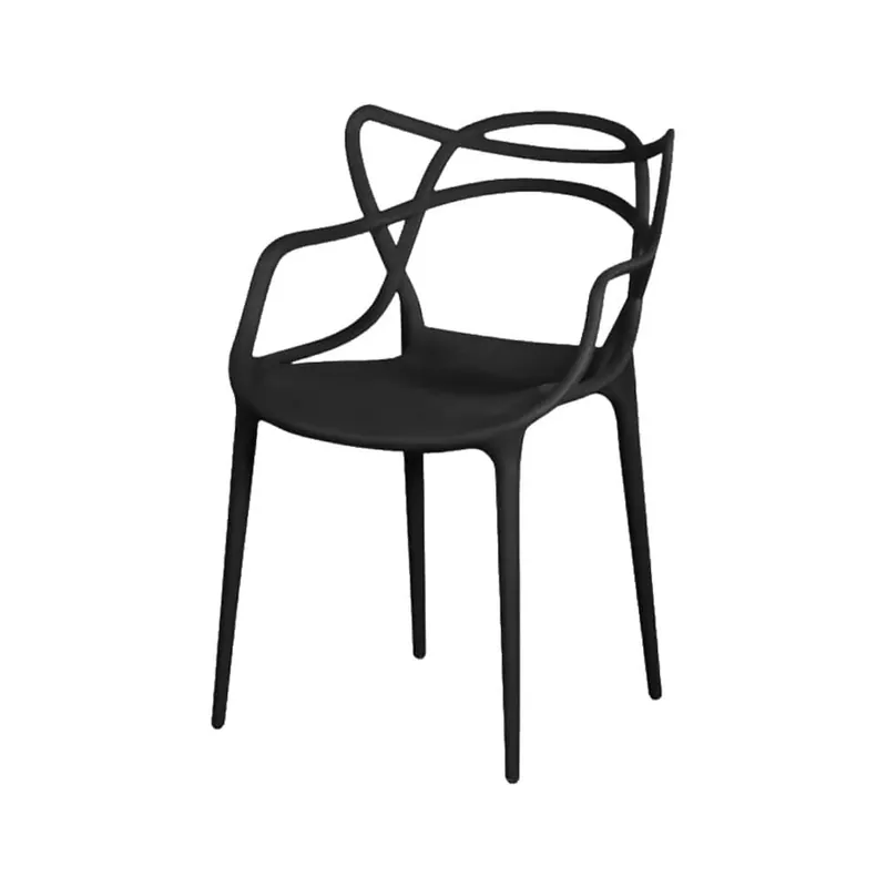 Scaun Birds, 76X53X97 cm, culoare negru, polipropilena