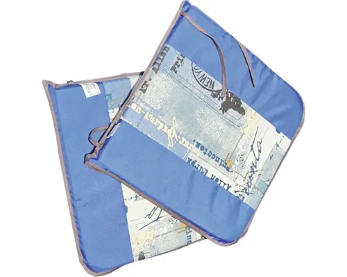 Set 2 perne scaun 39x39x3cm albastru buc