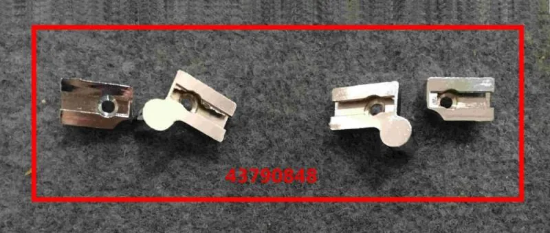 Set balama usa, Kroner, pentru perete cada HERA aluminiu/sticla, (1 set = 2 balamale / stanga + dreapta) set