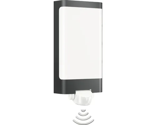 Aplică LED exterior Steinel L240 9,3W 946 lumeni, senzor de mișcare, IP44, antracit buc