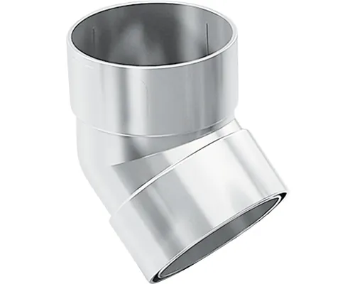 Cot PVC PRECIT 67° Ø 63 mm gri cu soclu dublu buc