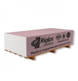Placa gips carton RF 12.5 mm