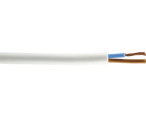Cablu MYYM (H05VV-F) 2x1,5 mm² alb m