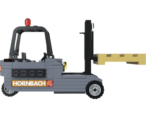 Set de construcție HORNBACH High Rack Forklift 137x64x84 mm, 109 piese buc