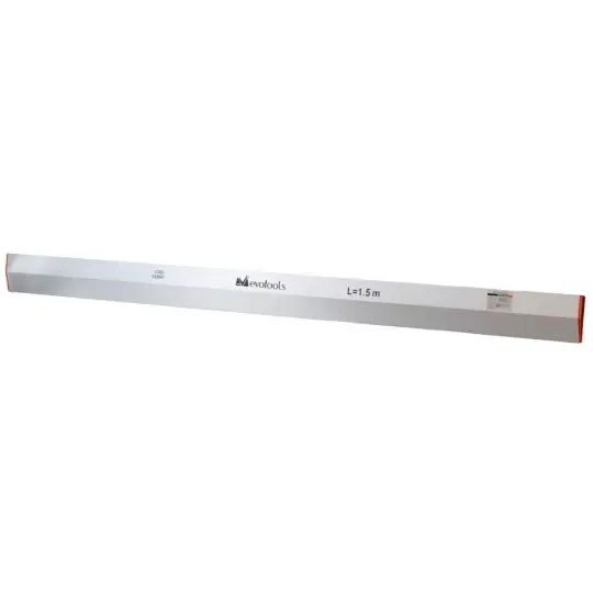 Dreptar aluminiu, trapezoidal, tip pana, 2500 x 95 x 18 mm, Evotools