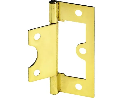Balama coplanară tip fluture Hettich 25x63 mm, oțel alămit, pachet 25 bucăți pac