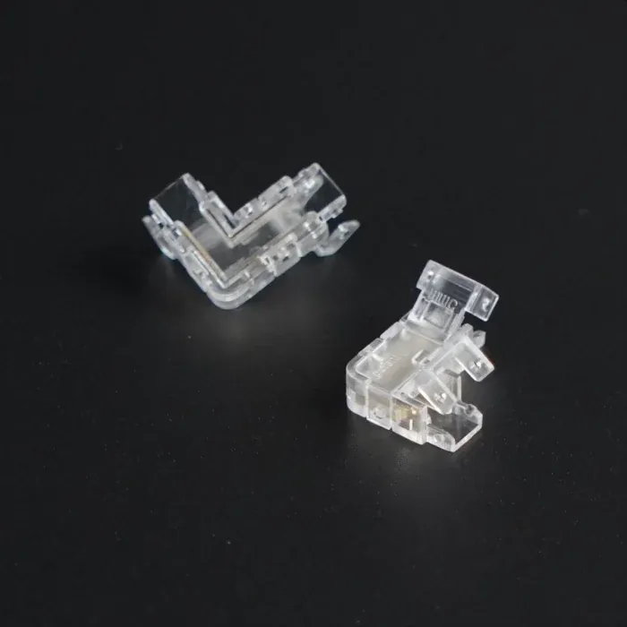 CONECTOR DE COLT TRANSPARENT IMBINARE BANDA LED 0.5CM