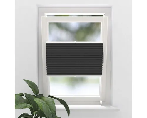 Jaluzea plisată celulară Soluna, tensionată lateral, cu efect de întunecare și termoizolare, gri 40x130 cm buc