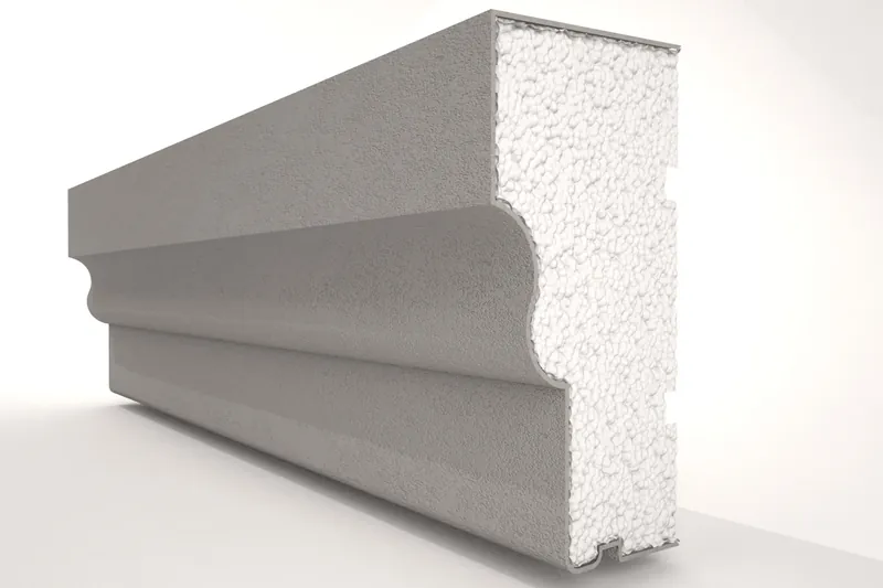 Solbanc / pervaz din polistiren expandat REFA11, exterior, 2000 x 70 x 140 mm buc