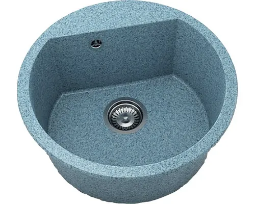 Chiuvetă bucătărie granixit 1 cuvă FAT Avangard 223 Ø51 cm fără picurător Planetarium buc