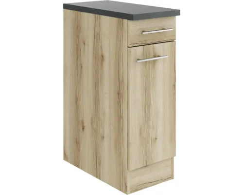 Corp inferior bucătărie Optifit Livorno290, 30 cm, 1 ușă 1 sertar, stejar buc