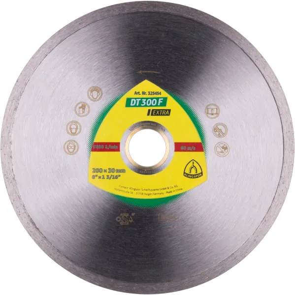 DISC DIAMANTAT DT 300 F EXTRA 115x22,23 PENTRU GRESIE SI FAIANTA