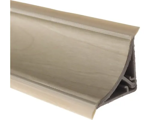 Plintă antistrop PVC pentru protecție blat bucătărie 3660x30x30 mm arțar buc