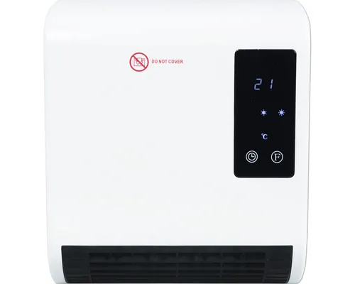 Aerotermă design Calienta 2000 W, 2 trepte de încălzire, treaptă aer rece, alb, cu telecomandă buc