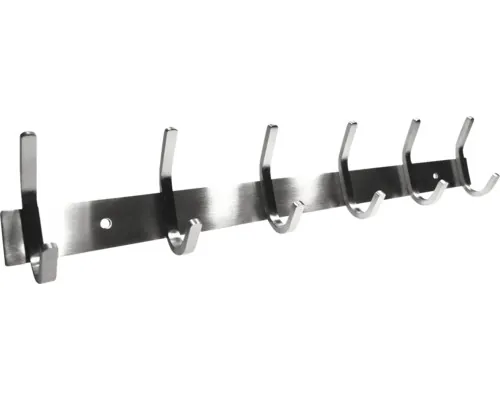 Cuier perete oțel inoxidabil periat, lungime 430mm buc