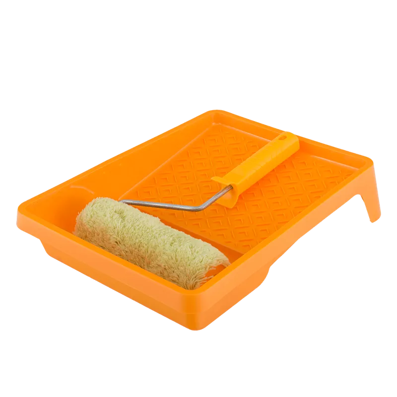 Set pentru zugravit, trafalet 23 cm, tava PVC 26 x 33 cm, galben