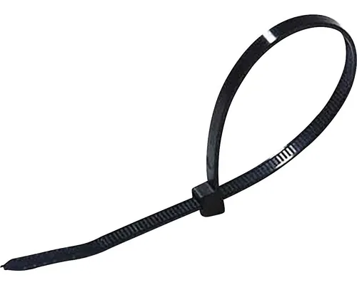 Colier plastic/șoricei prindere Novelite 2,5x150 mm, 100 bucăți, negru pac