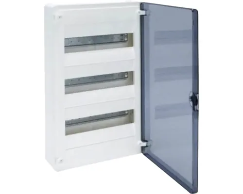 Tablou distribuție electrică Hager Golf 3x12 module IP40, montaj aparent buc