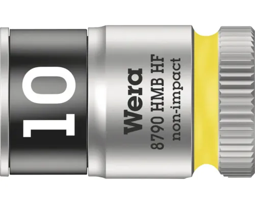 Cap cheie tubulară Wera 8790 C HMB HF Hex-Plus 10mm, din oțel crom-vanadiu buc