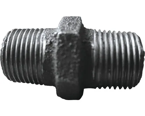 Niplu dublu negru 3/8” buc