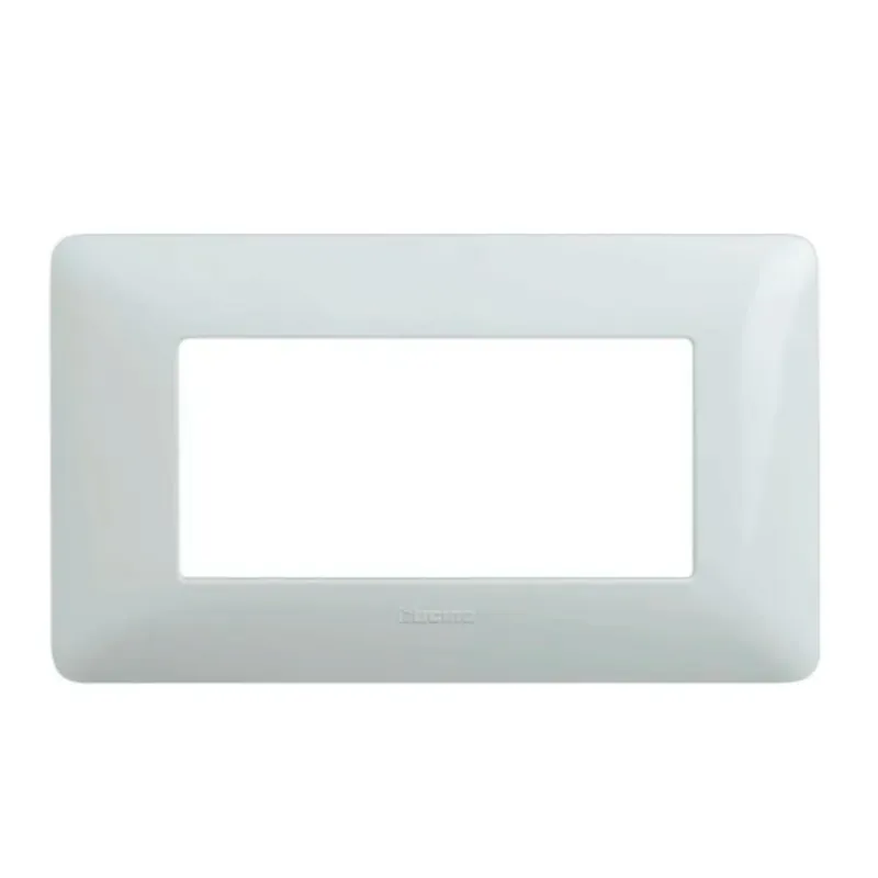 Rama Bticino Matix SAM4804BBNE, 4 module, alb, pentru priza / intrerupator buc