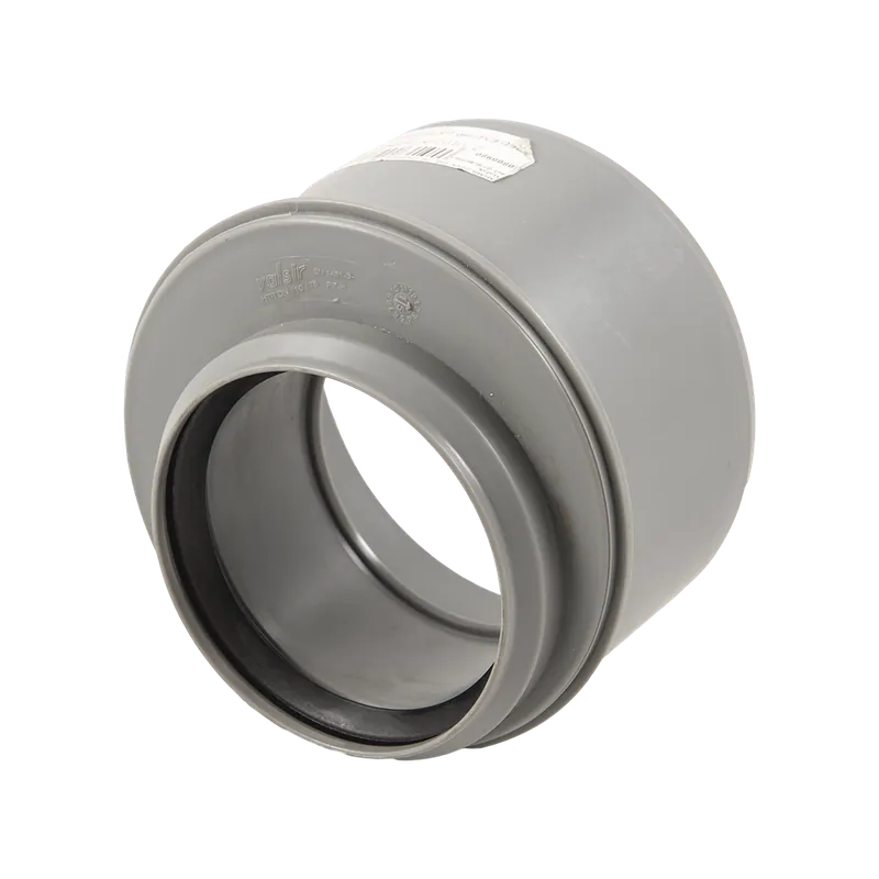 Reductie excentrica Valrom, PP, gri, 110 x 75 mm