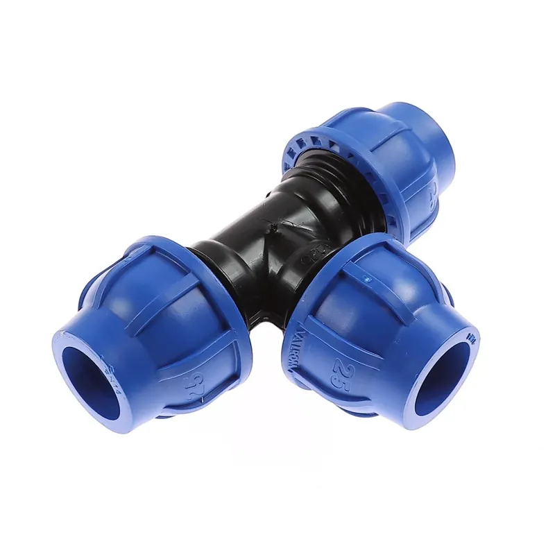 Teu compresiune egal PEHD, D 50 mm buc