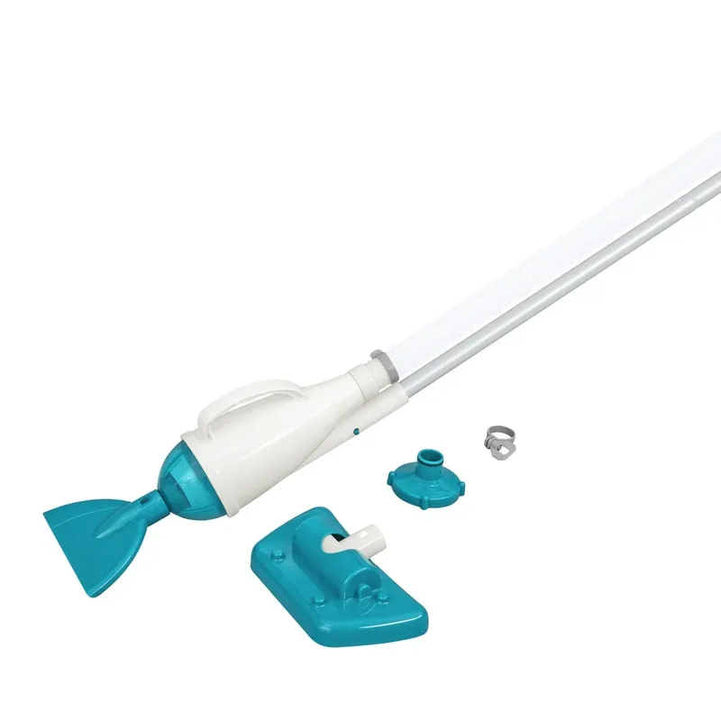 Aspirator curatare piscina, manual, Bestway 58212, fara fir, sac colector, accesorii curatare si maner telescopic buc