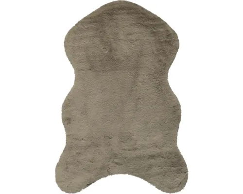 Covor blană artificială Solevito Florenz Shape maro ciocolatiu 55x80 cm buc