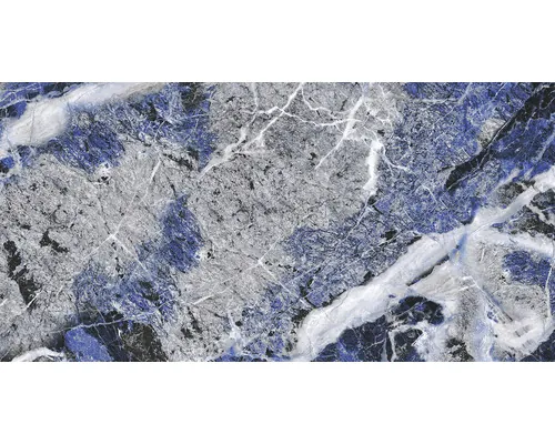 Gresie / Faianță porțelanată Zuma Blue High Glossy rectificată 60x120 cm pac